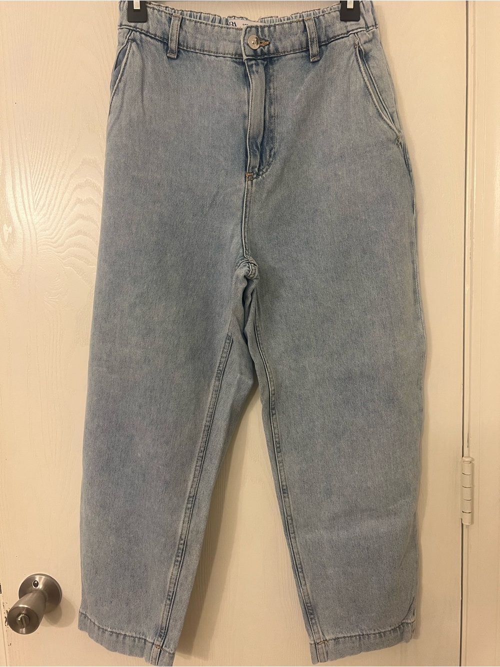 Zara Light Blue Boyfriend Jeans